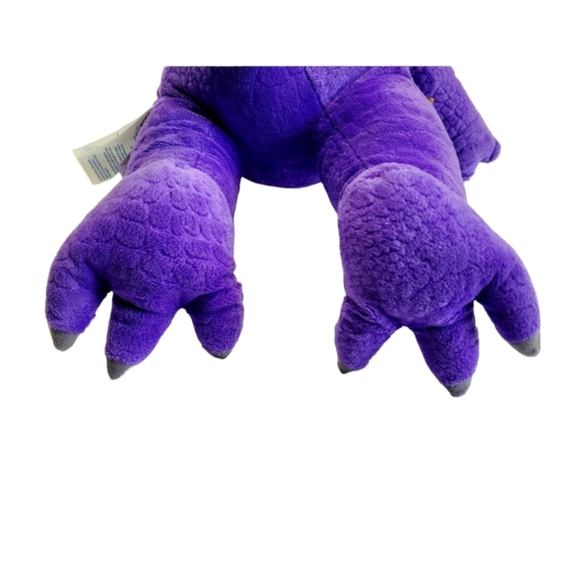 Build a Bear Purple & Yellow T-Rex Plush 2014 Stuffed Dinosaur - Picture 15 of 15